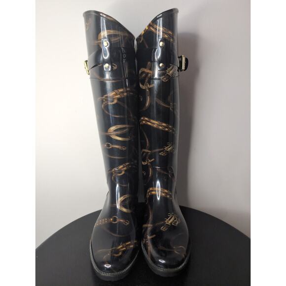 Lauren Ralph Lauren Rosslyn II buckle tall rainboots - Picture 5 of 12
